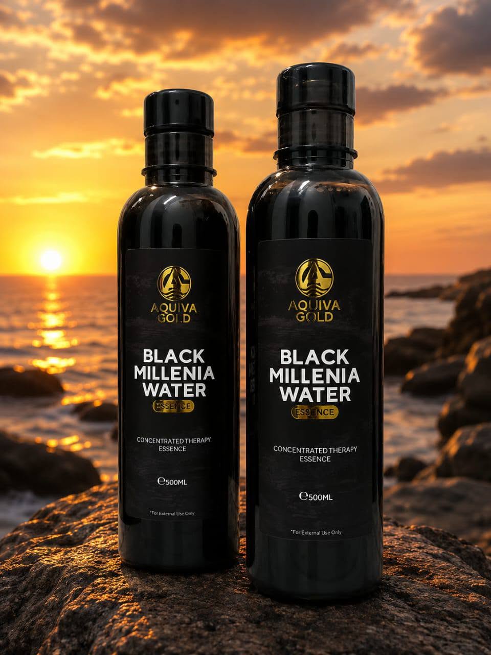 Aquiva Gold Black Millenia Water Essence