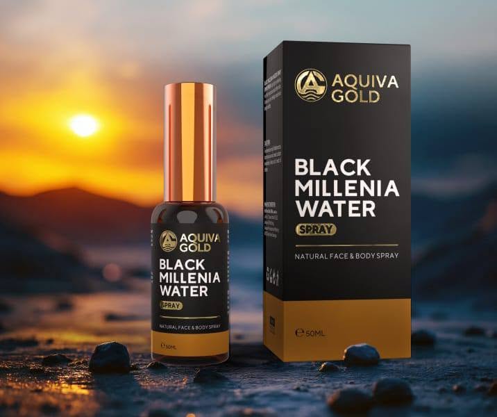 Aquiva Gold Black Millenia Water Spray